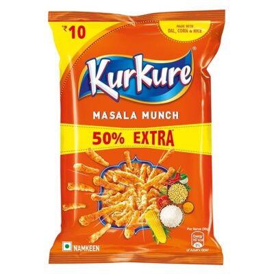 Kurkure, Masala Munch, 36g/38g (25.3g+12.7g EXTRA)